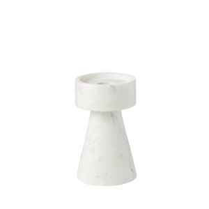 Amalfi Blythe Candle Holder White 8x8x15cm