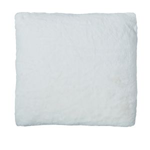 Amalfi Short Faux Fur Cushion Cream 50x50x10cm