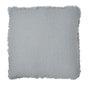 Amalfi Coastal Cotton Cushion Silver 50x50x10cm