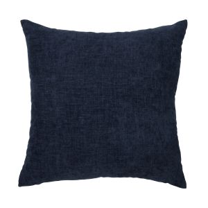 Amalfi Bellanger Chenille & Feather Cushion Dark Blue 50x50cm