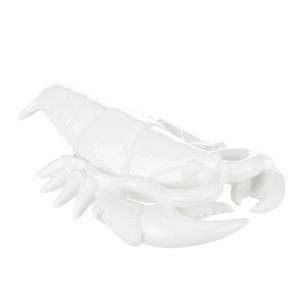 Amalfi Leo Lobster Decor White 27.5x16x5.6cm