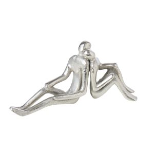 Amalfi Couple Love Sculpture Silver 22x8x10cm