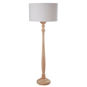 Amalfi Classic Pedestal Floor Lamp Natural 50x50x145cm