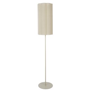 Amalfi Talstone Linen Floor Lamp Beige 30x30x165cm