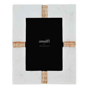 Amalfi Maurie Photo Frame 5x7" White & Natural
