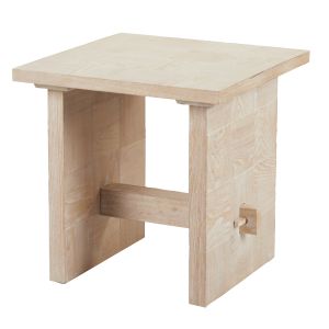Amalfi Splice Side Table Beige 50x50x50cm