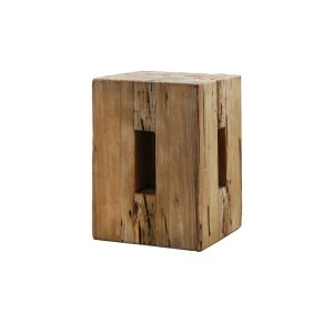 Amalfi Alder Side Table Natural Wood Colour 30x30x42cm