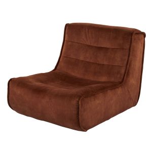 Amalfi Comfy Lounge Chair Brown 68x84x100cm