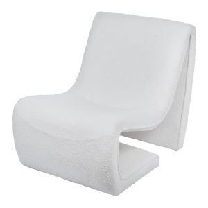 Amalfi Avery Occasional Chair Off White 65x92x77cm