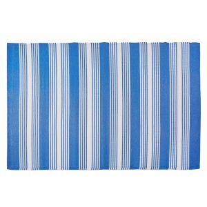 Amalfi Stripe Outdoor Rug Blue/White Stripe 240x150cm