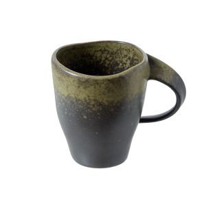 Amalfi Glazed Stoneware Mug Brown 12x8.7x8cm