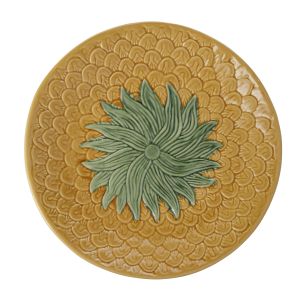 Amalfi Pineapple Plate Yellow/ Green 34.5x34.5x3cm