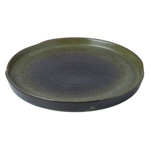 Amalfi Glazed Stoneware Serving Plate Brown 26x26x2.5cm