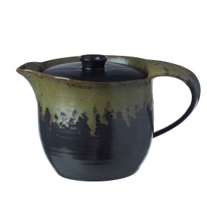 Amalfi Glazed Stoneware Tea Pot Brown 21.5x14x13cm
