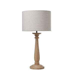 Amalfi Classic Pedestal Table Lamp Natural 52x52x43cm