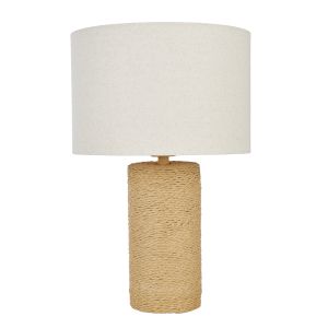 Amalfi Cove Paper Weave Table Lamp Beige & Natural 30x30x47cm