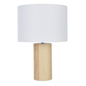 Amalfi Benton Wood Table Lamp Natural 32x32x47cm