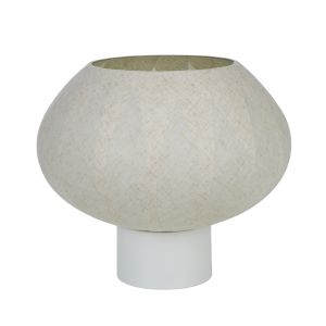 Amalfi Ambrose Linen Table Lamp Natural 35x35x29cm