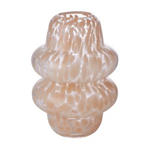 Amalfi Bubble Vase 30cm Apricot 30x23cm