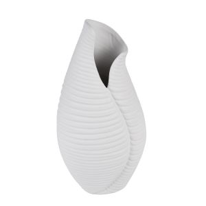Amalfi Corets Vase White 12x12x29cm