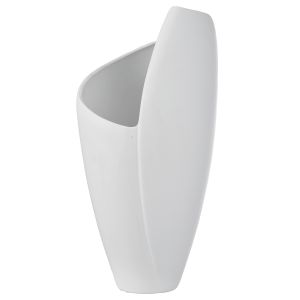 Amalfi Horton Abstraction Vase White 19x19x37cm
