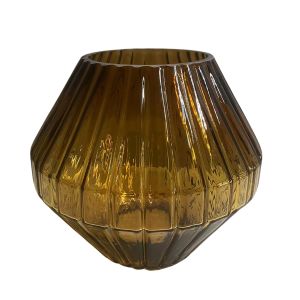 Amalfi Liby Vase Amber 23x23x20cm