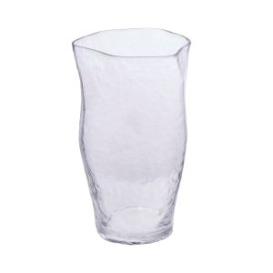 Amalfi Organic Clear Glass Vase Clear 18x18x30cm