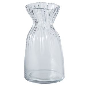 Amalfi Paperbag Glass Vase Clear 16x16x30cm