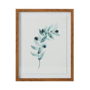 Amalfi Foliage Branch Wall Art Natural 40x50x2.3cm
