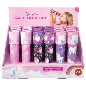 Is Gift Kaleidoscopes - Unicorn Fantasy (3Asst/18Disp) Assorted 4.5x19x4.5cm