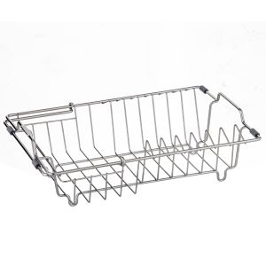 Savannah Stainless Steel Expandable Dish Rack Stainless Steel 35.5x26.5x11.5cm