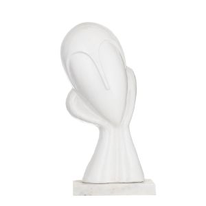 Amalfi Adley Sculpture White 16x11x36cm
