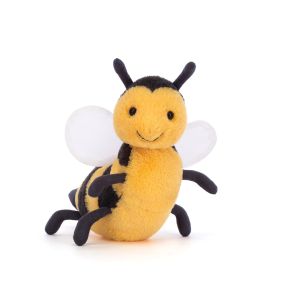 Jellycat Brynlee Bee Black & Yellow 6x15x13cm