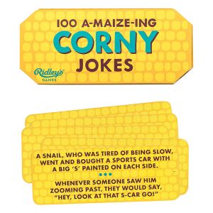 Ridleys 100 Corny Jokes Yellow 13x6x3.5cm