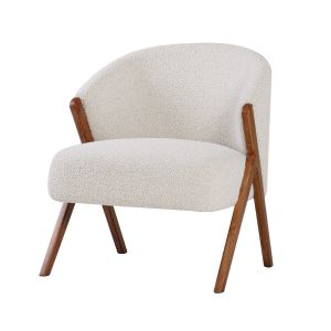 Grand Designs Lennox Arm Chair Bisque 68x70x80cm