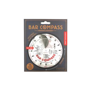 Kikkerland Bar Compass Black Dia:13.5x0.4cm