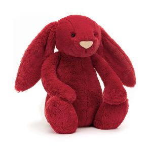 Jellycat Bashful Luxe Bunny Scarlett Big Red 12x21x51cm