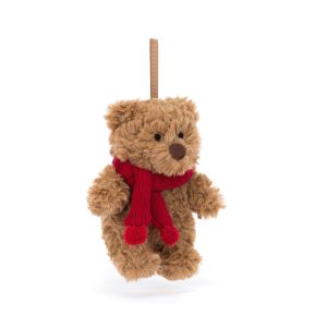 Jellycat Bartholomew Bear Decoration Brown 5x6x12cm