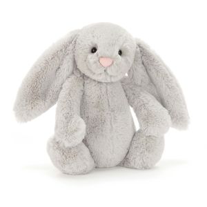 Jellycat Bashful Silver Bunny Original (Med) New Item Code Grey 9x12x31cm