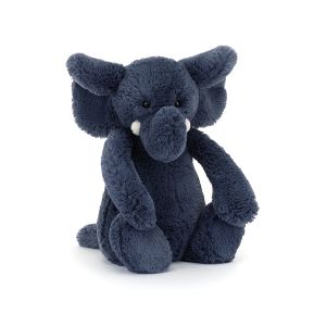 Jellycat Bashful Elephant Original (Med) Grey - NEW DESIGN 9x12x31cm