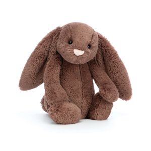 Jellycat Bashful Fudge Bunny Med Brown H:31cm (New Item Code)