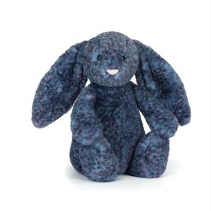 Jellycat Bashful Luxe Bunny Kuiper Original Medium Navy 9x12x31cm