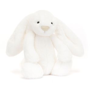 Jellycat Bashful Luxe Bunny Luna Original (Med) White 9x12x31cm