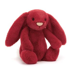 Jellycat Bashful Luxe Bunny Scarlett Original Red 9x12x31cm