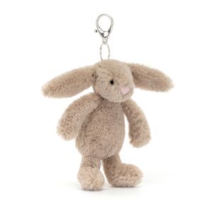 Jellycat Bashful Beige Bunny Bag Charm 3x4x17cm