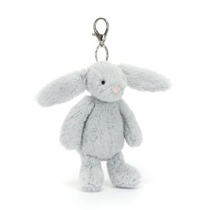 Jellycat Bashful Silver Bunny Bag Charm 3x4x17cm