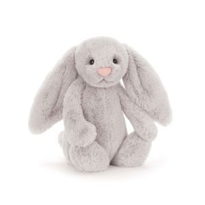 Jellycat Bashful Silver Bunny Little (Sml) New Item Code Silver 8x9x18cm