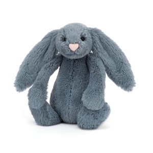 Jellycat Bashful Dusky Blue Bunny Little (Sml) Blue 8x9x18cm