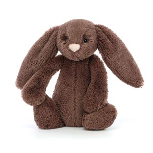 Jellycat Bashful Fudge Bunny Little (Sml) New Item Code Brown 18x9x8cm