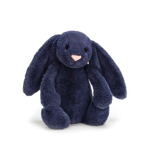 Jellycat Bashful Navy Bunny Little (Sml) Blue 8x9x18cm